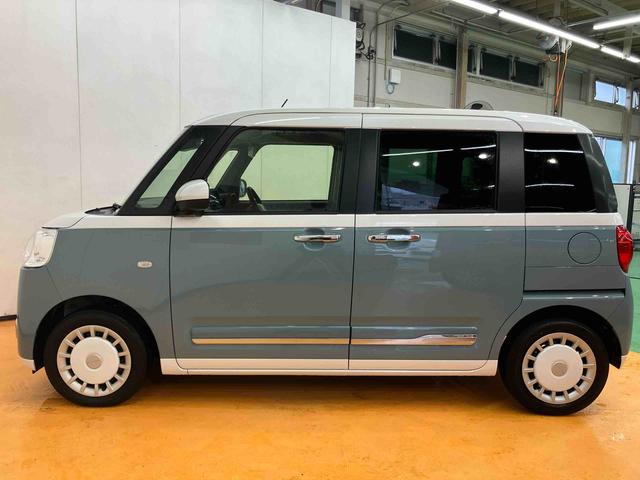 ムーヴキャンバスストライプスＧターボ衝突回避支援システム　横滑り防止装置　アダプティブクルーズコントロール　置きラクボックス　ホットカップホルダー　ホールド機能付き電動パーキングブレーキ　前席シートヒーター　前後コーナーセンサー（千葉県）の中古車