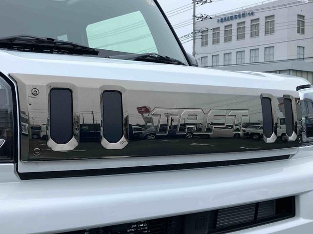 タフトＧターボ　ダーククロムベンチャーターボ　Ｂカメラ　ガラスルーフ　ルーフレール　全車速追従クルコン　ＡＤＢ　ＬＥＤヘッドライト　オートライト　スマアシ　コーナーセンサー　シートヒーター　革巻きステアリング　電動駐車ブレーキ　キーフリー（千葉県）の中古車