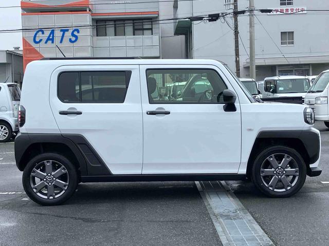 タフトＧターボ　ダーククロムベンチャーターボ　Ｂカメラ　ガラスルーフ　ルーフレール　全車速追従クルコン　ＡＤＢ　ＬＥＤヘッドライト　オートライト　スマアシ　コーナーセンサー　シートヒーター　革巻きステアリング　電動駐車ブレーキ　キーフリー（千葉県）の中古車