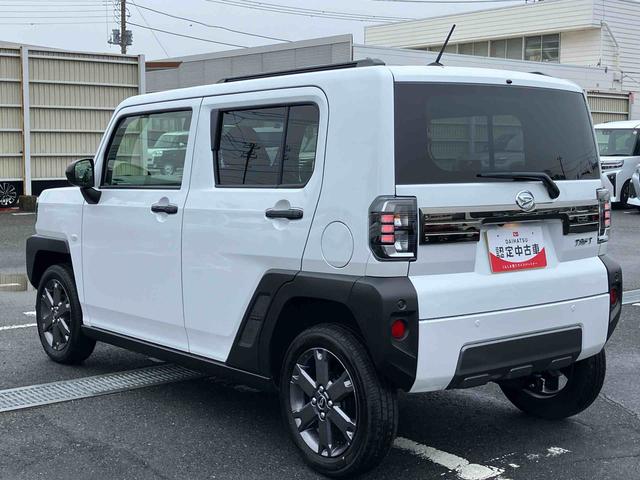 タフトＧターボ　ダーククロムベンチャーターボ　Ｂカメラ　ガラスルーフ　ルーフレール　全車速追従クルコン　ＡＤＢ　ＬＥＤヘッドライト　オートライト　スマアシ　コーナーセンサー　シートヒーター　革巻きステアリング　電動駐車ブレーキ　キーフリー（千葉県）の中古車