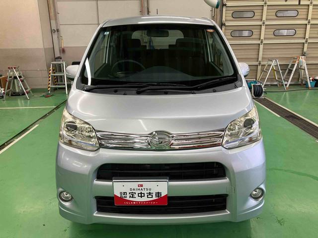 ムーヴカスタム Xリミテッドナビ/ワンセグTV/CD/AM・FMラジオ/AUX接続 Bカメラ HIDヘッドライト フォグランプ トップシェイドガラス 革巻ステアリング アルミホイール オートエアコン キーフリー プッシュスタート(千葉県)の中古車