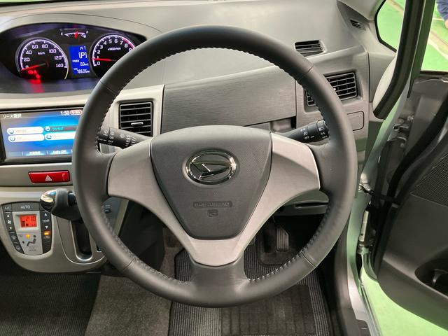 ムーヴカスタム Xリミテッドナビ/ワンセグTV/CD/AM・FMラジオ/AUX接続 Bカメラ HIDヘッドライト フォグランプ トップシェイドガラス 革巻ステアリング アルミホイール オートエアコン キーフリー プッシュスタート(千葉県)の中古車