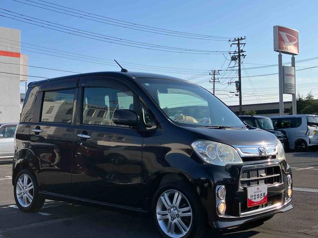 タントエグゼカスタムRSターボ HIDヘッドライト バックカメラ ETC トップシェイドガラス アルミホイール オートエアコン アイドリングストップ シートリフター 足踏み式パーキングブレーキ キーフリー 盗難防止アラーム(千葉県)の中古車