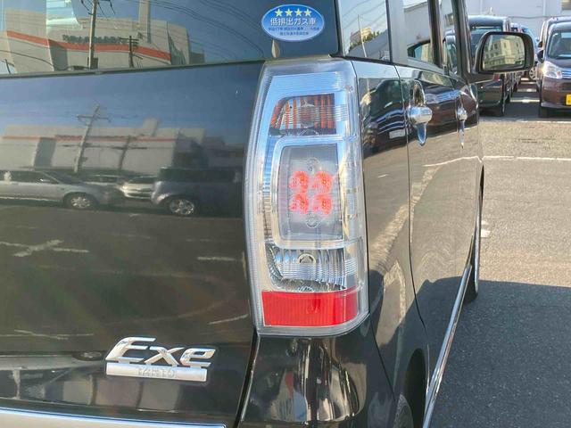 タントエグゼカスタムRSターボ HIDヘッドライト バックカメラ ETC トップシェイドガラス アルミホイール オートエアコン アイドリングストップ シートリフター 足踏み式パーキングブレーキ キーフリー 盗難防止アラーム(千葉県)の中古車