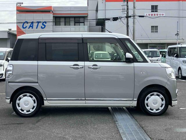 ムーヴキャンバスGブラックインテリアリミテッド SAIIIナビ/TV/DVD/BT/USB 全周囲カメラ 前後ドラレコ ETC LEDヘッドライト オートライト オートハイビーム シートヒーター 両側電動スライドドア スマアシ キーフリー 盗難防止アラーム(千葉県)の中古車