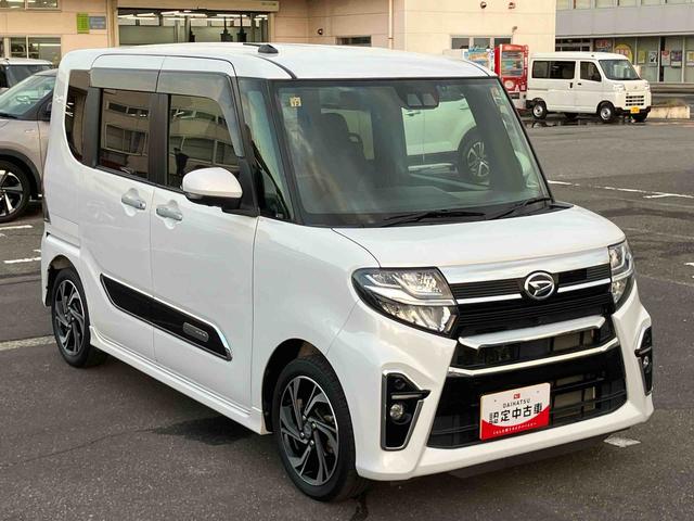 タントカスタムRSスタイルセレクションターボ 9型ナビ/BT/TV/DISC/全周囲M/ステアスイッチ 前後ドラレコ ETC サイドガーニッシュ 両側パワスラ 15インチアルミ LEDヘッド&フォグ シートヒーター クルコン 衝突被害軽減(千葉県)の中古車