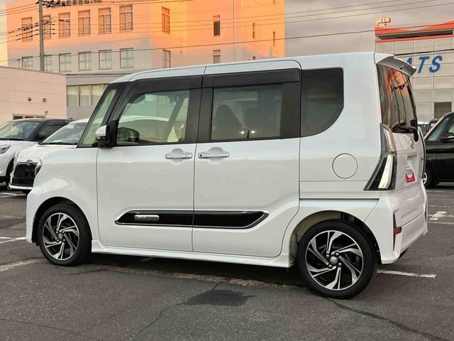 タントカスタムRSスタイルセレクションターボ 9型ナビ/BT/TV/DISC/全周囲M/ステアスイッチ 前後ドラレコ ETC サイドガーニッシュ 両側パワスラ 15インチアルミ LEDヘッド&フォグ シートヒーター クルコン 衝突被害軽減(千葉県)の中古車