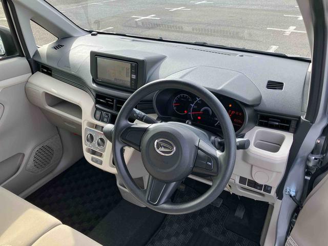 ムーヴＬナビ／地デジ／ＤＶＤ／ＢＴ／ＵＳＢ　ドラレコ　キーレスエントリー　セキュリティーアラーム　アイドリングストップ　スモークガラス　マニュアルエアコン　足踏み式パーキングブレーキ　横滑り防止装置　ＡＢＳ（千葉県）の中古車