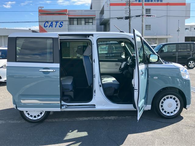 ムーヴキャンバスストライプスＧターボアダプティブドライビングビーム　ＬＥＤヘッドライト　オートライト　全車速追従クルコン　バックカメラ　スマアシ　コーナーセンサー　シートヒーター　両側電動スライドドア　ホッとカップホルダー　キーフリー（千葉県）の中古車