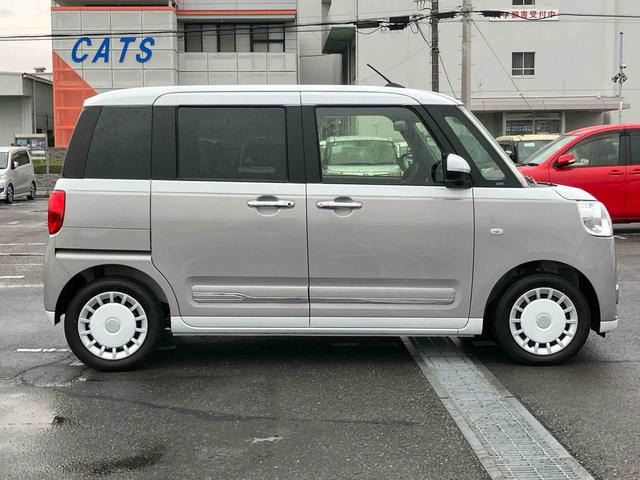 ムーヴキャンバスストライプスGBカメラ LEDヘッドライト オートライト オートハイビーム ホッとカップホルダー スマアシ コーナーセンサー シートヒーター 両側Pスラ オートA/C 電動駐車ブレーキ プッシュスタート キーフリー(千葉県)の中古車