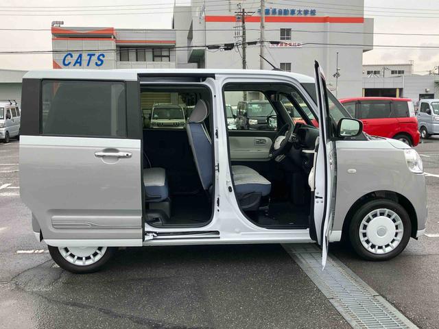 ムーヴキャンバスストライプスGBカメラ LEDヘッドライト オートライト オートハイビーム ホッとカップホルダー スマアシ コーナーセンサー シートヒーター 両側Pスラ オートA/C 電動駐車ブレーキ プッシュスタート キーフリー(千葉県)の中古車