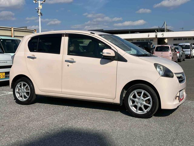 ミライースGETC CDチューナー 14インチアルミ メッキグリル ターンランプ付き電動格納ドアミラー 自発光式デジタルメーター オートエアコン キーレス サイドエアバッグ 横滑り防止装置 アイドリングストップ(千葉県)の中古車