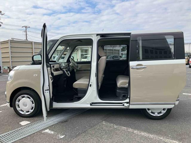 ムーヴキャンバスＧメイクアップＶＳ　ＳＡIIIナビ／ＴＶ／ＤＶＤ／ＢＴ／ＵＳＢ　全周囲カメラ　前後ドラレコ　ＥＴＣ　ＬＥＤヘッドライト　オートライト　オートハイビーム　運転席シートヒーター　スマアシ　両側Ｐスラ　キーフリー　盗難防止アラーム（千葉県）の中古車