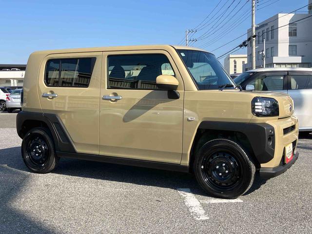 タフトＸガラスルーフ　ＬＥＤヘッドライト　バックカメラ／ステアリングスイッチ　電動パーキングブレーキ　オートライト　プッシュボタンスターター　オート格納式ドアミラー　衝突被害軽減ブレーキ　コーナーセンサー（千葉県）の中古車