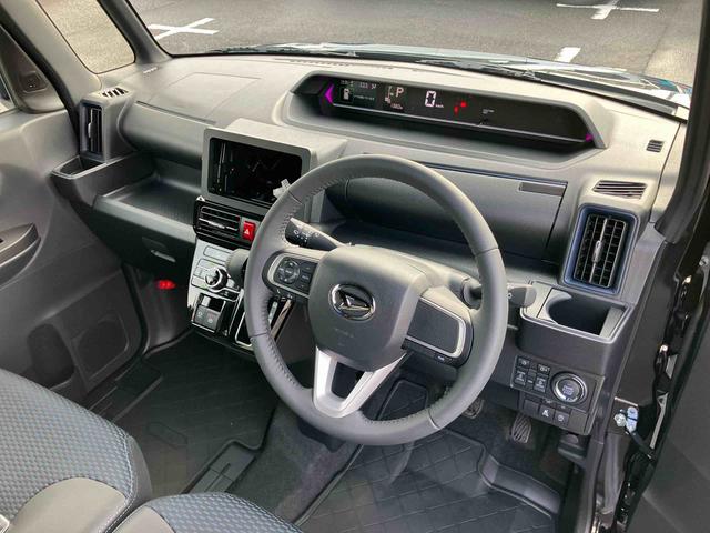 タントカスタムRSターボ Bカメラ ADB LEDヘッドライト オートライト オートハイビーム 革巻ステア&ノブ アルミ スマアシ コーナーセンサー シートヒーター 両側Pスライド 電動駐車ブレーキ プッシュスタート(千葉県)の中古車