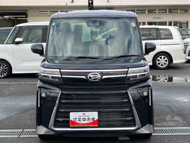 タントカスタムRSターボ Bカメラ ADB LEDヘッドライト オートライト オートハイビーム 革巻ステア&ノブ アルミ スマアシ コーナーセンサー シートヒーター 両側Pスライド 電動駐車ブレーキ プッシュスタート(千葉県)の中古車