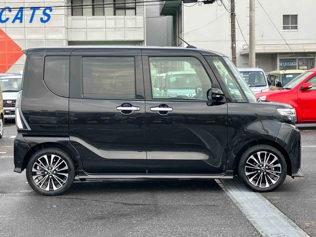 タントカスタムRSターボ Bカメラ ADB LEDヘッドライト オートライト オートハイビーム 革巻ステア&ノブ アルミ スマアシ コーナーセンサー シートヒーター 両側Pスライド 電動駐車ブレーキ プッシュスタート(千葉県)の中古車