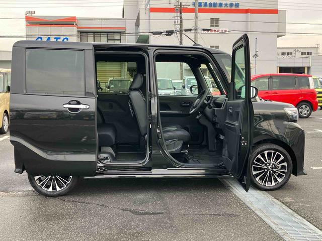 タントカスタムRSターボ Bカメラ ADB LEDヘッドライト オートライト オートハイビーム 革巻ステア&ノブ アルミ スマアシ コーナーセンサー シートヒーター 両側Pスライド 電動駐車ブレーキ プッシュスタート(千葉県)の中古車