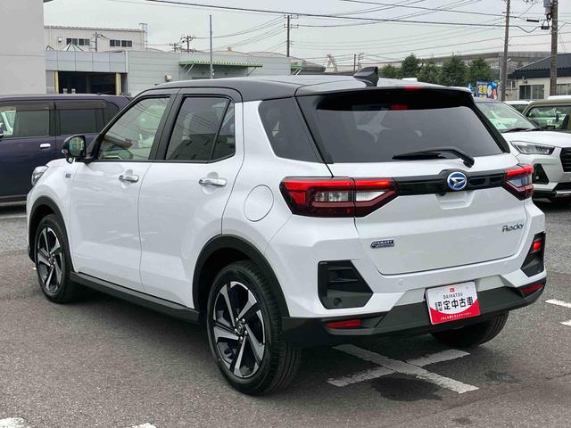 ロッキープレミアムG HEVハイブリッド 全車速追従クルコン ADB LEDヘッドライト オートライト リヤフォグ バックカメラ スマアシ コーナーセンサー シートヒーター キーフリー プッシュスタート 電動駐車ブレーキ アルミ(千葉県)の中古車