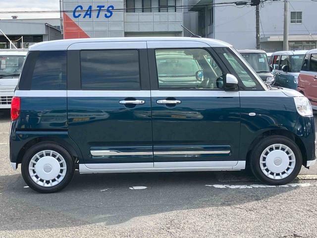 ムーヴキャンバスストライプスＧＬＥＤヘッドライト　オートライト　オートハイビーム　ＡＤＢ　Ｂカメラ　スマアシ　前後コーナーセンサー　シートヒーター　ホッとカップホルダー　置き楽ＢＯＸ　電動駐車ブレーキ　キーフリー　盗難防止アラーム（千葉県）の中古車