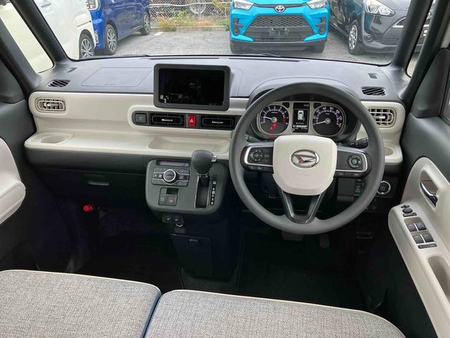 ムーヴキャンバスストライプスＧターボ両側電動スライドドア　ＬＥＤヘッドライト＆フォグランプ　シートヒーター　保温カップホルダー　電動駐車ブレーキ　バックカメラ　ステアリングスイッチ　自動追従クルコン　衝突被害軽減ブレーキ（千葉県）の中古車