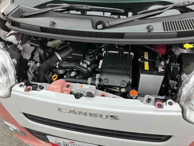 ムーヴキャンバスストライプスＧターボ両側電動スライドドア　ＬＥＤヘッドライト＆フォグランプ　シートヒーター　保温カップホルダー　電動駐車ブレーキ　バックカメラ　ステアリングスイッチ　自動追従クルコン　衝突被害軽減ブレーキ（千葉県）の中古車