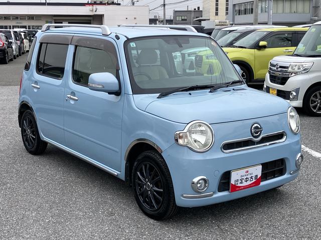 ミラココアココアプラスＧ社外１４インチアルミ　バックモニター付ルームミラー　ＣＤチューナー　ルーフレール　フォグランプ　ドアミラーウインカー　キーフリーシステム　電動格納ドアミラー　照明／バニディミラー付きサンバイザー（千葉県）の中古車