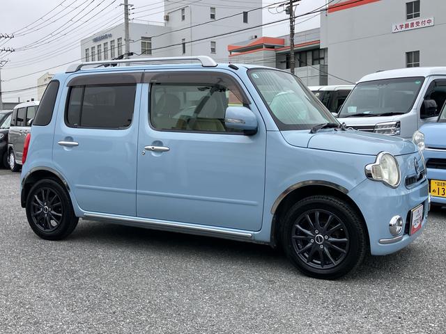 ミラココアココアプラスＧ社外１４インチアルミ　バックモニター付ルームミラー　ＣＤチューナー　ルーフレール　フォグランプ　ドアミラーウインカー　キーフリーシステム　電動格納ドアミラー　照明／バニディミラー付きサンバイザー（千葉県）の中古車