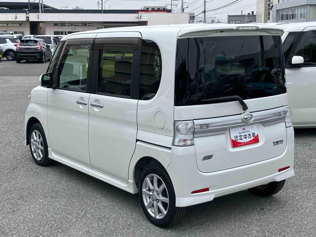 タントカスタムＸスペシャルナビ／ＤＴＶ／ＣＤ／ＤＶＤ／ＵＳＢ　助手席側パワスラ　ＨＩＤヘッドライト　ハロゲンフォグランプ　クリアテールランプ　１４インチアルミ　キーフリー　電動格納ドアミラー　オートＡＣ　アイドリングストップ（千葉県）の中古車
