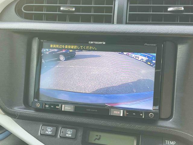 アクアSナビ/TV/DVD/BT バックカメラ ETC ハイブリッド 前後クリアランスセンサー オートエアコン シートリフター ゲート式シフトレバー サイドレバー式駐車ブレーキ キーレスエントリー ステリモ(千葉県)の中古車