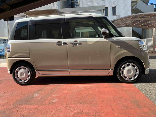 ムーヴキャンバスＧメイクアップＶＳ　ＳＡIII純正ナビゲーション・パノラマ（全周囲）モニター・ＬＥＤヘッドライト・シートヒーター（運転席）・プッシュボタンエンジンスタート・ドライブレコーダー・両側パワースライドドア・衝突回避支援ブレーキ（千葉県）の中古車