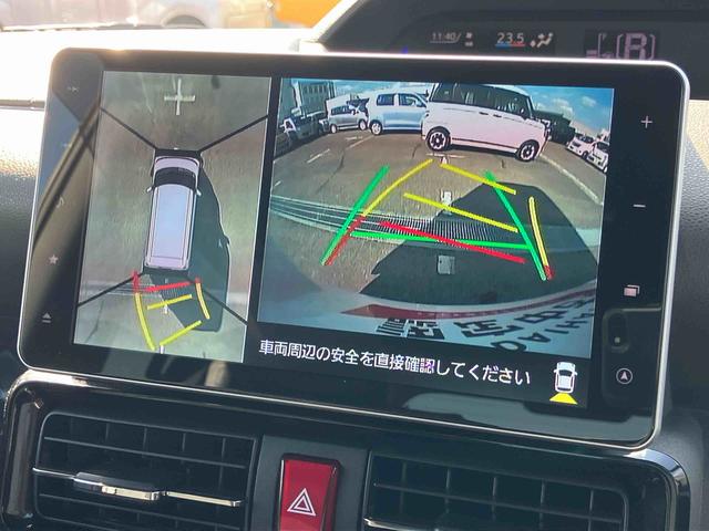 タントカスタムＲＳセレクションターボ　９型ナビ／地デジ／ＤＶＤ／ＢＴ／ＵＳＢ　全周囲カメラ　前後ドラレコ　ＥＴＣ　ＬＥＤヘッドライト　オートライト　ＡＤＢ　両側Ｐスライド　シートヒーター　コ−ナ−センサー　電動駐車ブレーキ　アルミ（千葉県）の中古車