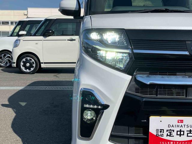 タントカスタムＲＳセレクションターボ　９型ナビ／地デジ／ＤＶＤ／ＢＴ／ＵＳＢ　全周囲カメラ　前後ドラレコ　ＥＴＣ　ＬＥＤヘッドライト　オートライト　ＡＤＢ　両側Ｐスライド　シートヒーター　コ−ナ−センサー　電動駐車ブレーキ　アルミ（千葉県）の中古車