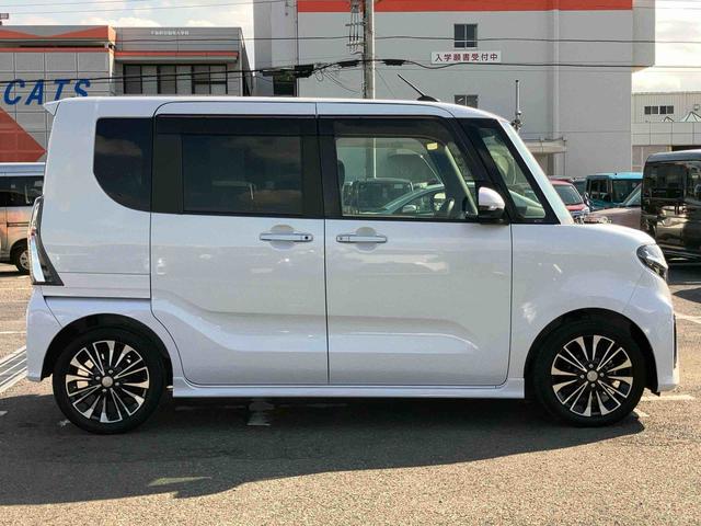 タントカスタムＲＳセレクションターボ　９型ナビ／地デジ／ＤＶＤ／ＢＴ／ＵＳＢ　全周囲カメラ　前後ドラレコ　ＥＴＣ　ＬＥＤヘッドライト　オートライト　ＡＤＢ　両側Ｐスライド　シートヒーター　コ−ナ−センサー　電動駐車ブレーキ　アルミ（千葉県）の中古車