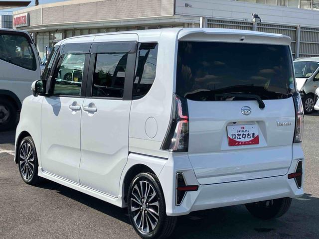 タントカスタムＲＳセレクションターボ　９型ナビ／地デジ／ＤＶＤ／ＢＴ／ＵＳＢ　全周囲カメラ　前後ドラレコ　ＥＴＣ　ＬＥＤヘッドライト　オートライト　ＡＤＢ　両側Ｐスライド　シートヒーター　コ−ナ−センサー　電動駐車ブレーキ　アルミ（千葉県）の中古車