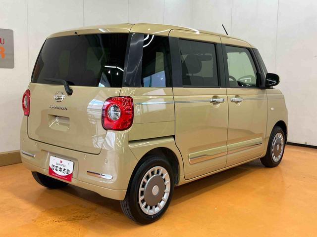 ムーヴキャンバスセオリーＧ衝突回避支援システム　横滑り防止装置　アイドリングストップ　置きラクボックス　ホットカップホルダー　前席シートヒーター　前後コーナーセンサー　ホールド機能付き電動パーキングブレーキ（千葉県）の中古車