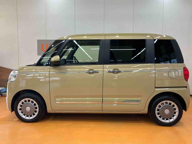 ムーヴキャンバスセオリーＧ衝突回避支援システム　横滑り防止装置　アイドリングストップ　置きラクボックス　ホットカップホルダー　前席シートヒーター　前後コーナーセンサー　ホールド機能付き電動パーキングブレーキ（千葉県）の中古車