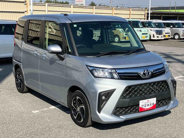 ルーミーＧ−Ｔターボ　ナビ／ＢＴ／ＴＶ／ＤＩＳＣ／バックカメラ／ステアリングスイッチ　前後ドラレコ　両側パワスラ　１４インチアルミ　ＬＥＤヘッド＆フォグ　プッシュボタンスタート　シートヒーター　衝突被害軽減ブレーキ（千葉県）の中古車