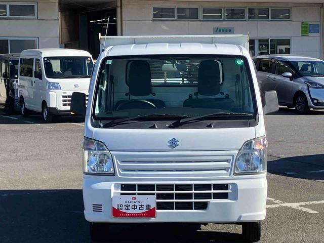 キャリイトラック頑丈ダンプ4WD ダンプ 荷台三方開 4枚リーフスプリング ETC マニュアルシフト 社外アルミホイール AM/FMラジオ マニュアルエアコン バッテリーカバー サイドレバー式パーキングブレーキ パワステ(千葉県)の中古車