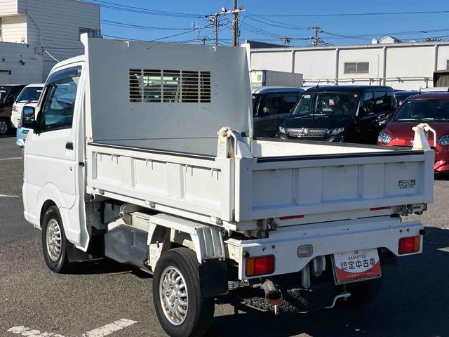 キャリイトラック頑丈ダンプ4WD ダンプ 荷台三方開 4枚リーフスプリング ETC マニュアルシフト 社外アルミホイール AM/FMラジオ マニュアルエアコン バッテリーカバー サイドレバー式パーキングブレーキ パワステ(千葉県)の中古車