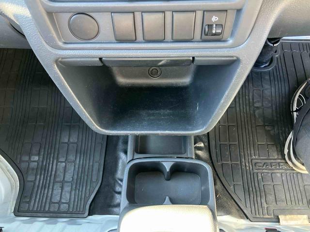 キャリイトラック頑丈ダンプ4WD ダンプ 荷台三方開 4枚リーフスプリング ETC マニュアルシフト 社外アルミホイール AM/FMラジオ マニュアルエアコン バッテリーカバー サイドレバー式パーキングブレーキ パワステ(千葉県)の中古車