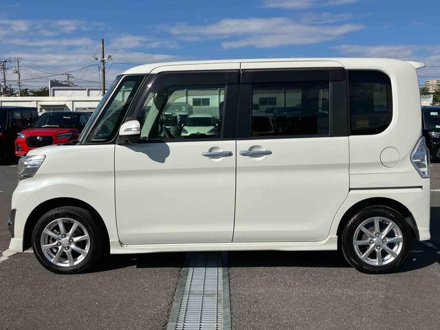タントカスタムＸ　ＳＡナビ／ＴＶ／ＤＶＤ／ＢＴ／ＵＳＢ　Ｂカメラ　ＥＴＣ　左側Ｐスライド　ＬＥＤヘッドランプ　オートライト　スマアシ　ステリモ　キーフリー　盗難防止アラーム　足踏式駐車ブレーキ　アルミホイール　電格ミラー（千葉県）の中古車