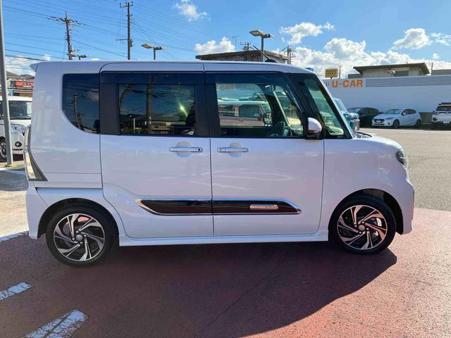 タントカスタムRSスタイルセレクション純正ナビゲーション ナビ連動ドライブレコーダー 純正ビルトインETC 両側電動スライドドア ターボ車 衝突回避支援ブレーキ 誤発進抑制装置 アイドリングストップ プッシュボタンスタート スマートキー(千葉県)の中古車