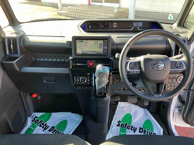 タントカスタムRSスタイルセレクション純正ナビゲーション ナビ連動ドライブレコーダー 純正ビルトインETC 両側電動スライドドア ターボ車 衝突回避支援ブレーキ 誤発進抑制装置 アイドリングストップ プッシュボタンスタート スマートキー(千葉県)の中古車