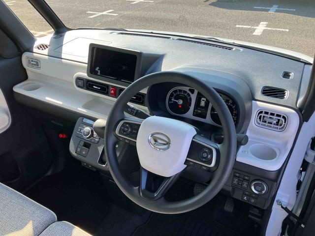 ムーヴキャンバスストライプスGターボ全車速追従クルコン Bカメラ ADB LEDヘッドライト オートライト ホッとカップホルダー 置き楽BOX スマアシ コーナーセンサー シートヒーター 両側Pスライド 電動駐車ブレーキ キーフリー(千葉県)の中古車