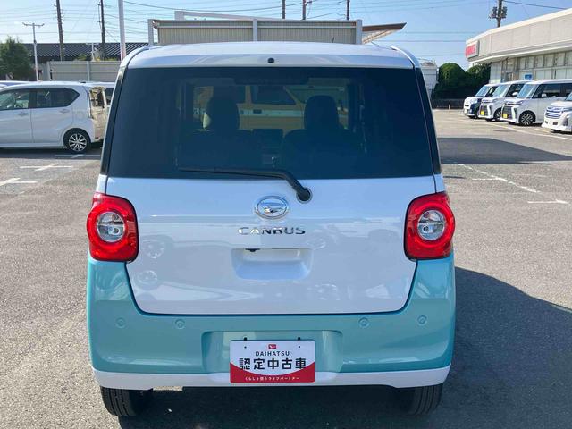 ムーヴキャンバスストライプスＧターボ全車速追従クルコン　Ｂカメラ　ＡＤＢ　ＬＥＤヘッドライト　オートライト　ホッとカップホルダー　置き楽ＢＯＸ　スマアシ　コーナーセンサー　シートヒーター　　両側Ｐスライド　電動駐車ブレーキ　キーフリー（千葉県）の中古車