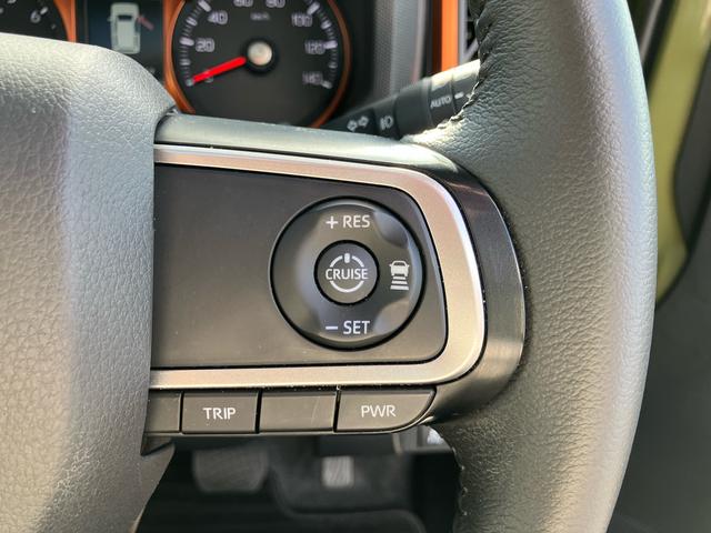 タフトGターボターボ Bカメラ 全車速追従クルコン ガラスルーフ ルーフレール ADB LEDヘッドライト オートライト スマアシ コーナーセンサー シートヒーター 電動駐車ブレーキ 革巻ステアリング キーフリー(千葉県)の中古車