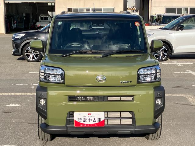 タフトGターボターボ Bカメラ 全車速追従クルコン ガラスルーフ ルーフレール ADB LEDヘッドライト オートライト スマアシ コーナーセンサー シートヒーター 電動駐車ブレーキ 革巻ステアリング キーフリー(千葉県)の中古車