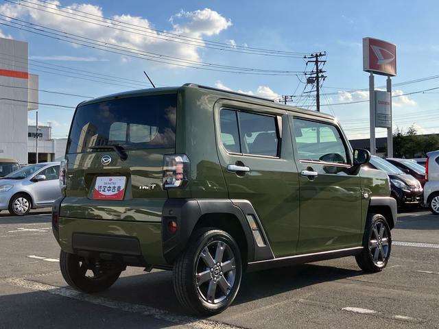 タフトＧターボターボ　Ｂカメラ　全車速追従クルコン　ガラスルーフ　ルーフレール　ＡＤＢ　ＬＥＤヘッドライト　オートライト　スマアシ　コーナーセンサー　シートヒーター　電動駐車ブレーキ　革巻ステアリング　キーフリー（千葉県）の中古車