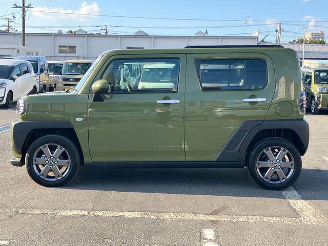 タフトＧターボターボ　Ｂカメラ　全車速追従クルコン　ガラスルーフ　ルーフレール　ＡＤＢ　ＬＥＤヘッドライト　オートライト　スマアシ　コーナーセンサー　シートヒーター　電動駐車ブレーキ　革巻ステアリング　キーフリー（千葉県）の中古車